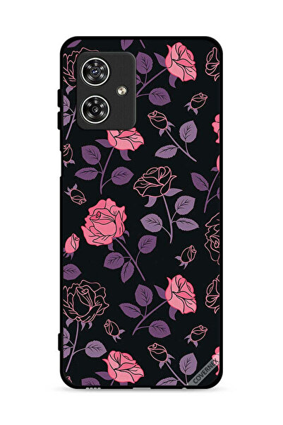 Covernex غطاء حماية لهاتف موتورولا موتو جي 54 5G، ورود قوطية باستيل