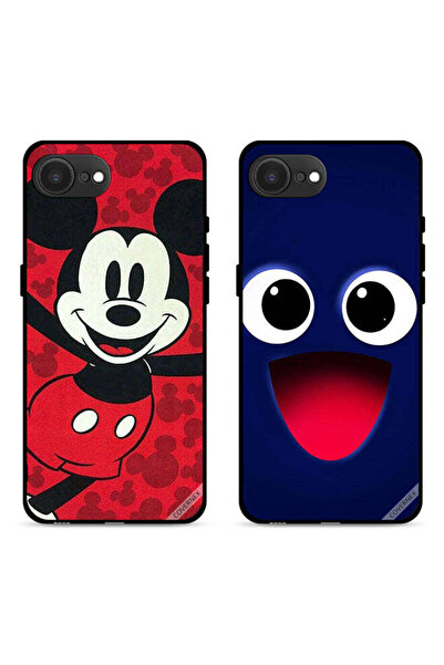 Covernex حافظتان لهاتف Apple iPhone 16e، أغطية حماية برسومات ابتسامة سعيدة وم...