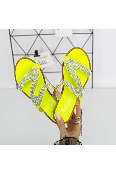 mei Women's Slippers 2HXS27 Yellow