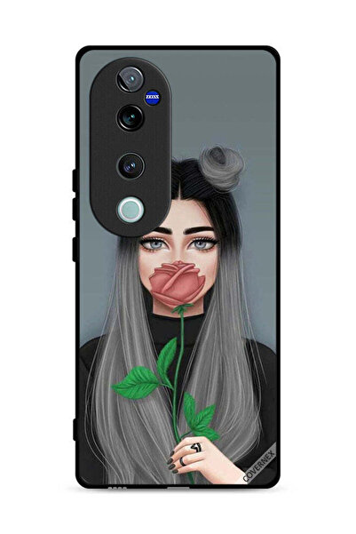 Covernex غطاء حماية لهاتف Vivo V40 Pro 5G بتصميم فتاة لطيفة