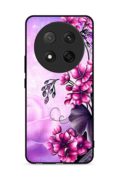 Covernex غطاء حماية لهاتف Honor X9c 5G بخلفية زهور رومانسية