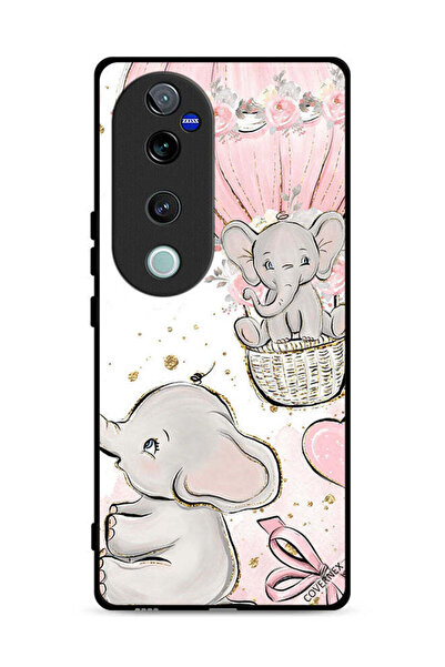 Covernex غطاء حماية لهاتف Vivo V40 Pro 5G برسومات فيلة صغيرة