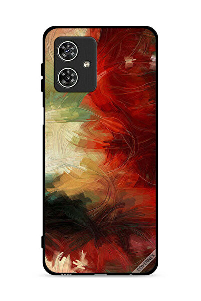 Covernex غطاء حماية لهاتف موتورولا موتو جي 54 5G برسومات فنية