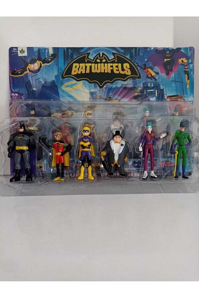 smilechild Avengers Super Heroes Figure Toy Set Height between 9-11 cm