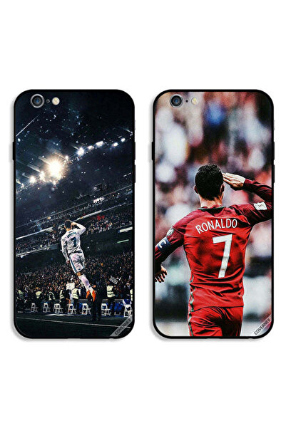 Covernex حافظتان واقيتان لهاتف Apple iPhone 6/6s، تحية رونالدو للجمهور