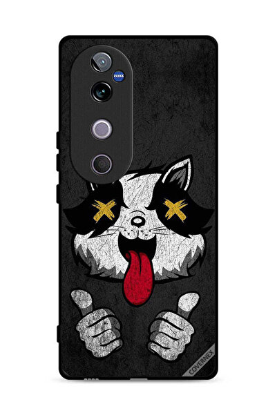 Covernex غطاء حماية لهاتف Vivo V40 5G بتصميم قطة مارشميلو
