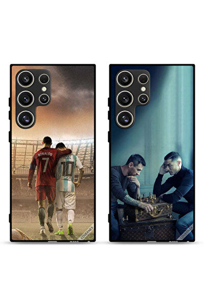 Covernex حافظتان لهاتف Samsung Galaxy S24 Ultra 5G، أغطية حماية CR7 وLeo Messi