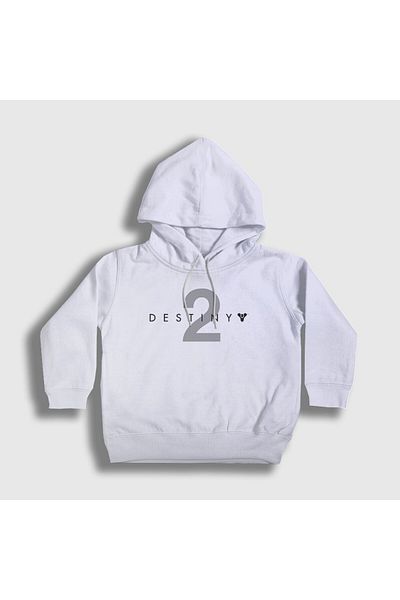 Presmono Unisex Kids White Logo Game Destiny 2 Hooded Sweatshirt 554751Tt