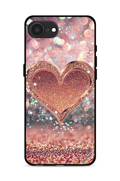 Covernex غطاء حماية لهاتف Apple iPhone 16e بتصميم قلب لامع
