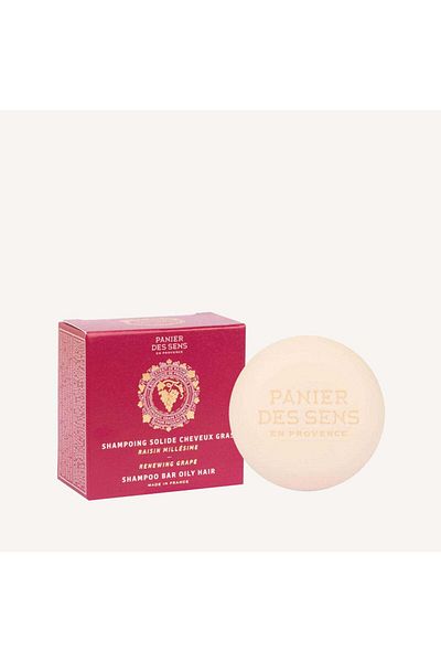 PANIER DES SENS Solid Shampoo Bar for Oily Hair - Grape sulphate free shampoo