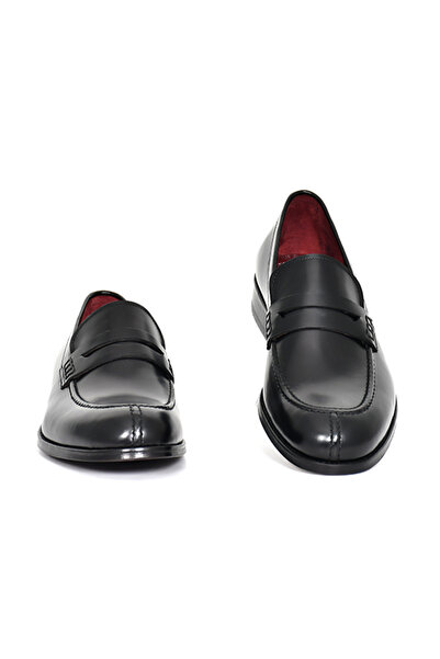 Tuna Hakiki Açma Deri Loafer Erkek Ayakkabı - Kösele Taban K1625