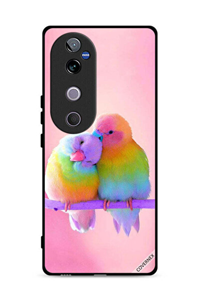 Covernex غطاء حماية لهاتف Vivo V40 5G بنقشة طيور لطيفة