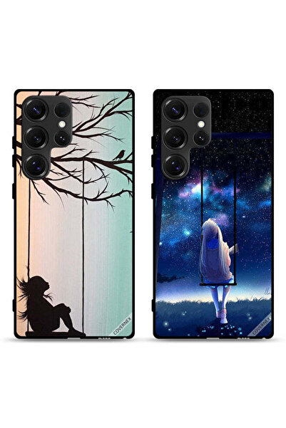 Covernex حافظتان لهاتف سامسونج جالاكسي S25 ألترا 5G، أغطية حماية، رسم فني لفت...