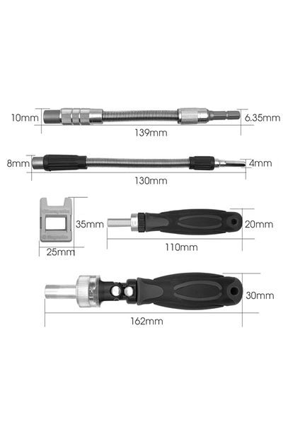 divendi-ro Screwdriver, Torx, Mini Tubing and Screwdriver Set