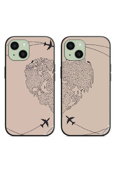 Covernex حافظتان واقيتان لهاتف Apple iPhone 15 Plus، أغطية خلفية بتصميم زوجين...