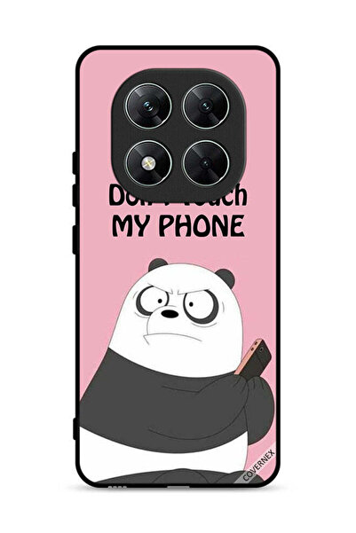 Covernex غطاء حماية لهاتف Xiaomi Poco X7 5G مطبوع عليه عبارة "لا تلمس هاتفي ب...