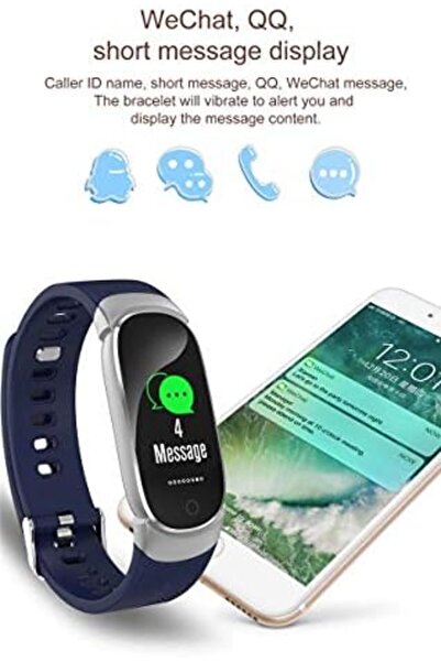 Ziani New Sports Waterproof Smart Watch Ladies Smart Bracelet with Bluetooth Heart Rate Mon