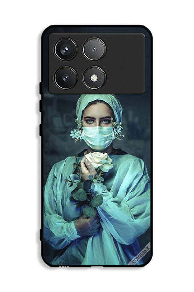 Covernex غطاء حماية لهاتف Xiaomi Redmi K70E 5G برسومات ممرضة