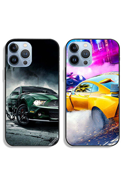 Covernex حافظتان لهاتف Apple iPhone 13 Pro، أغطية حماية بتصميم سيارة سباق وشيلبي