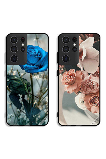 Covernex حافظتان لهاتف سامسونج جالاكسي S21 ألترا 5G، أغطية حماية وردية مسائية...
