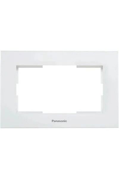 PANASONIC Frame for Schuko Socket Karre Plus White