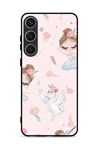 Covernex غطاء حماية لهاتف سامسونج جالكسي S25 بلس بتصميم فتاة وزهور