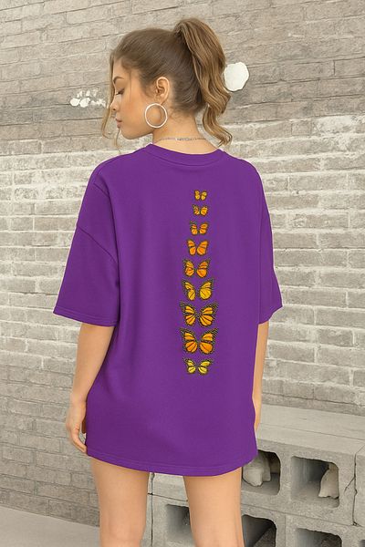 BENROMA 1 προϊόν για αγορές 6 και άνω Δώρο μπλουζάκι Unisex με στάμπα πεταλούδας
