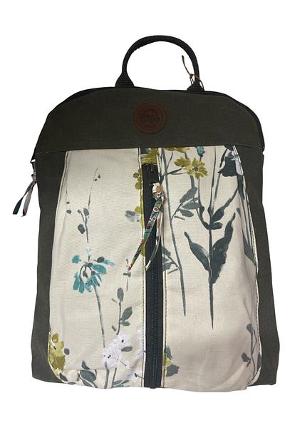 Old Cotton Vintage Canvas Colorful Authentic Daily Outing Travel Backpack Lucas Bag 30cm X 37cm