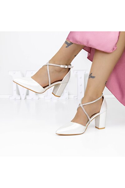 mei Παπούτσια με χοντρό τακούνι 2YXD63 Ασημί