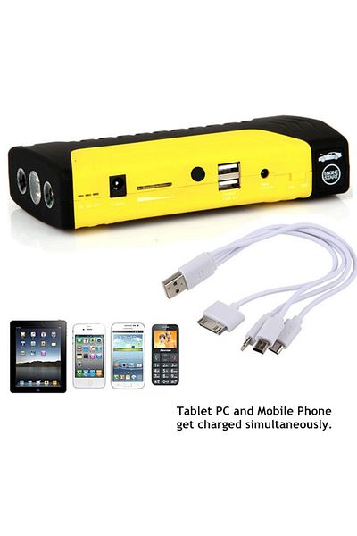 DAR Car Jump Starter, Portable, 50800 mAh Battery, Power Bank Function