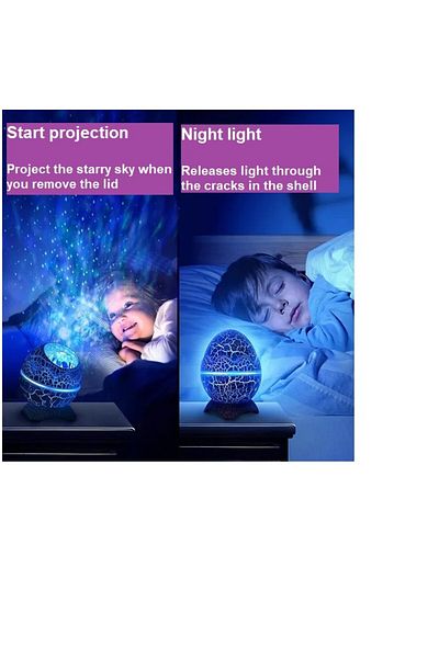 DAR GalaxOvo Dino – Night Projector with Stars, Music and White Noise