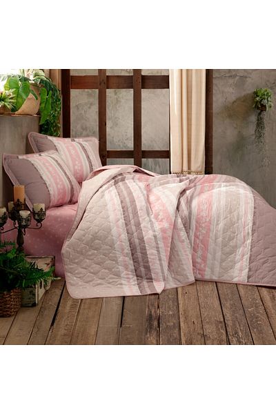 Pucioasa Quilted duvet set + 2 pillowcases 100% cotton, Rustica