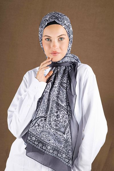 Akel Digital Soft Shawl Ethnic Pastel Pattern