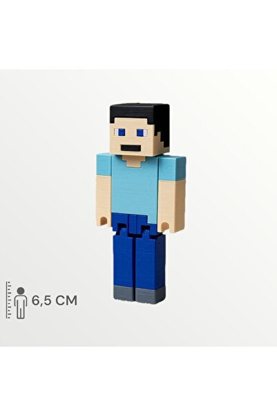 FigürDizayn Minecraft Keşif Seti Cadı Creeper Skeleton Steve Alex Köylü