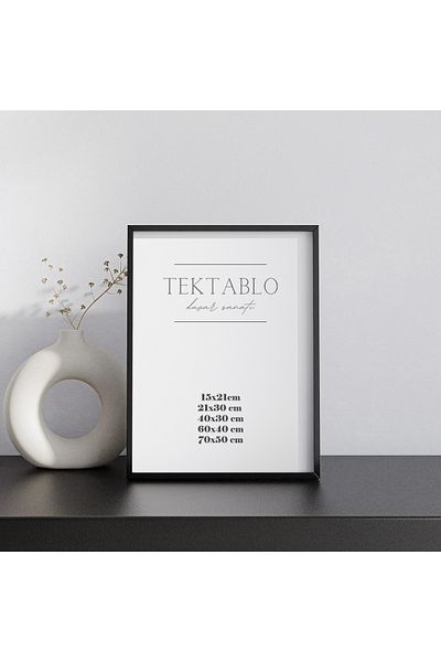 TekTablo A4 Frame 21X30 cm Frame, Certificate Diploma and A4 Document Photo Frame