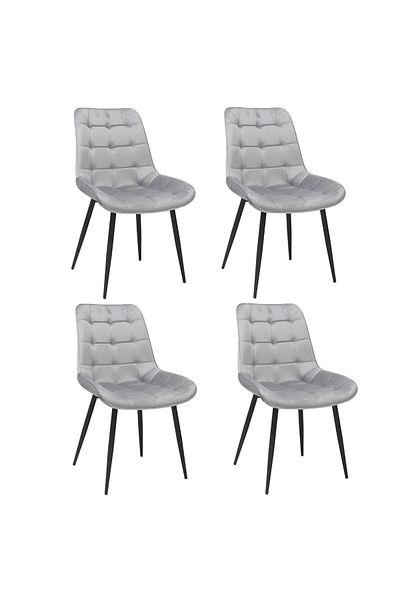 ARTA DOOR Set of 4 Onix Chairs, HoReCa, Kitchen, Living Room, Office, Bedrooms, Hallways