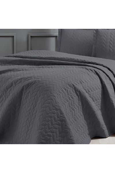 Taç Duvet cover set 180x250cm, 1 person +1 pillowcase, TAC, Glory Anthracite