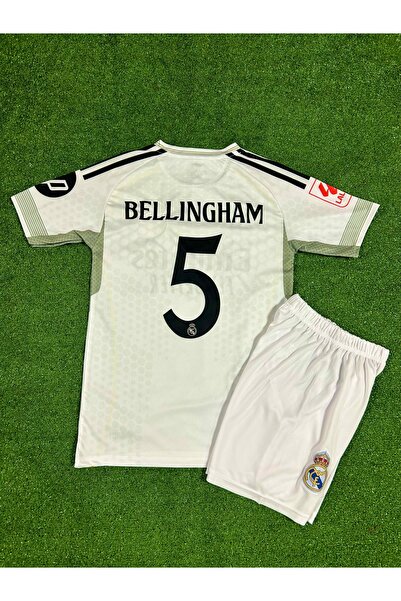 FRAGOLA Real Madrid 2025/26 Yeni Sezon Jude Bellingham iç Saha Çocuk Forması ...