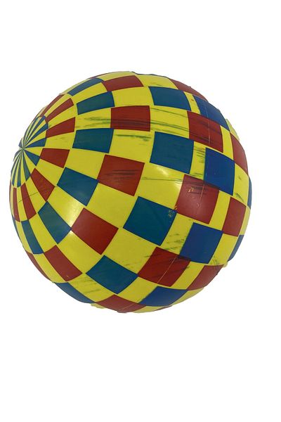 rexa 9-Inch Inflatable Beach Ball with Floral Design – Durable PVC for Pool & Outdoor Fun