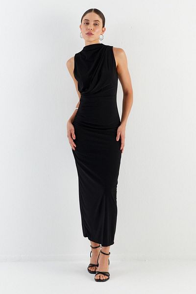 Shopping Shop Rochie Drapeli NEGRA