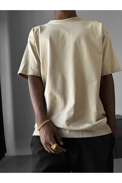 TREND KOMBİN Унисекс тениска Oversize Basic - 100% памучна цветна тениска