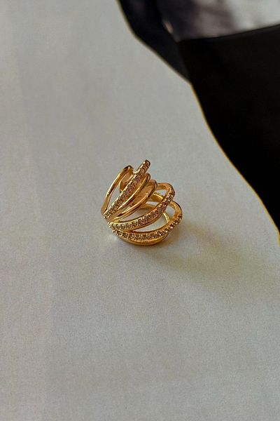 Trendy Butik Stoned Cartilage Earrings