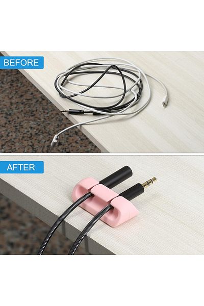 OEM Set of 4 cable organizers, Pink
