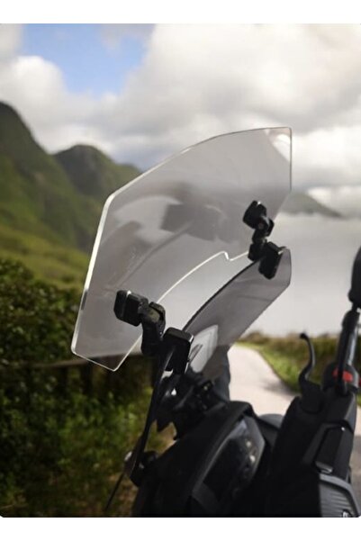 MASTERPOL Deflektör MODEL 1 Rüzgar Saptırıcı Siperlik Şeffaf Motor Camı Cam U...