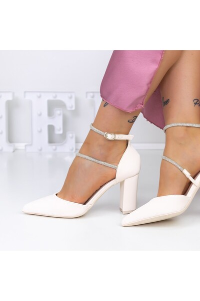 mei Обувки на висок ток 3XKK20 Бежови