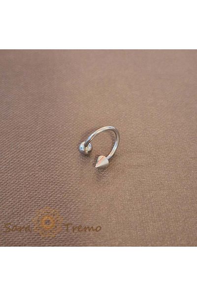 saratremo Piercing Proeminent cu Săgeată Mare și Bilă Mare din Titan
