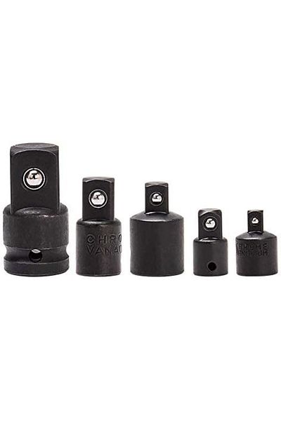Generic MASSUC Impact Reducer & Adapter | 5pc Socket Wrench Set 1/4 3/8 1/2 Drive Air Ratchet