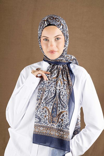 Akel Digital Soft Shawl Ethnic Pastel Pattern