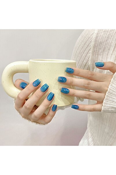 Takma Takma M Beden 10'lu Mavi Kısa Balerin TT1176 Tekrar Kullanılabilir Prot...