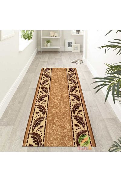 Dualhome Prespa Rug Runner, Brown, Meter B - 120 Cm, 250 Cm